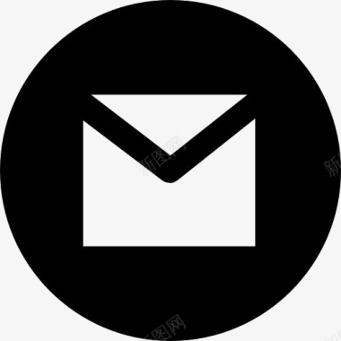 黑白社交Gmail图标图标