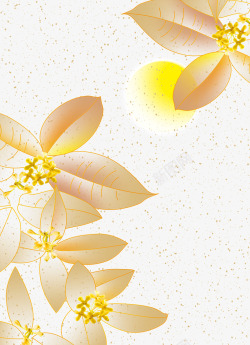 桂花花瓣满月金桂花背景高清图片