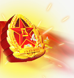 八一建军节装饰八一中国共产党标志高清图片