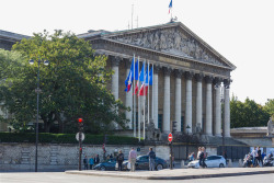 法国巴黎风景巴黎国民议会波旁宫高清图片