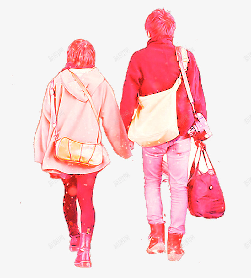 牵手的情侣背景图psd免抠素材_88icon https://88icon.com 情侣 情侣背影 牵手的情侣 签收 背包包的情侣 背影 背景图