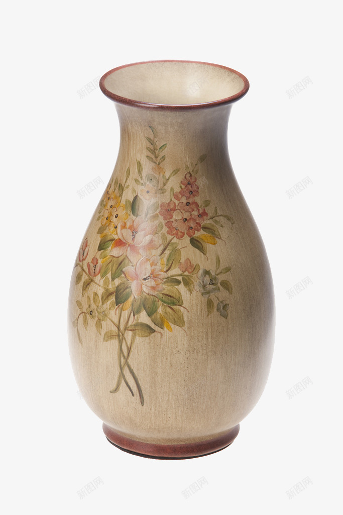 一个陶瓷花瓶png免抠素材_88icon https://88icon.com 古董 花瓶 花纹 陶瓷