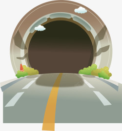 隧道元素素材