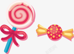 装饰图片荞麦糖棒棒糖糖果零食派对矢量图高清图片