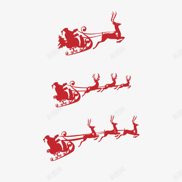 圣诞老人驾驶圣诞鹿psd免抠素材_88icon https://88icon.com 剪纸免扣素材 圣诞爷爷驾驶鹿 圣诞老人 圣诞节 雪橇 飞奔素材 鹿