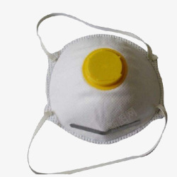 白色防雾霾防护口罩素材