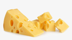 甜蜜的奶酪甜食时尚奶酪块高清图片
