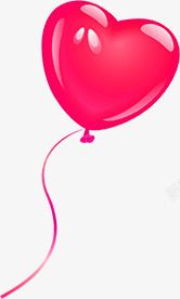 粉色裙子熊粉色节日卡通可爱爱心气球高清图片