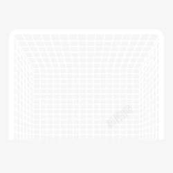 球门门网图标足球运动球门门网矢量图高清图片