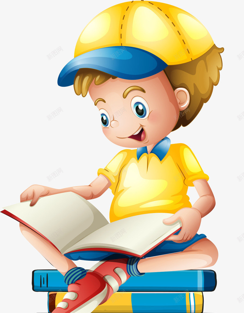 正在读书的男孩png免抠素材_88icon https://88icon.com 书本 书籍 儿童 学习 学生 念书 男孩 翻看 阅读