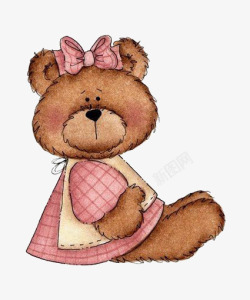 卡通玩具熊素材