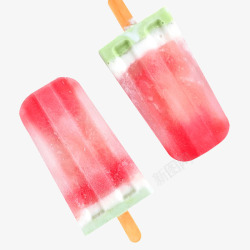 水果味冰激凌网红水果雪糕高清图片