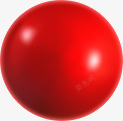 红色珠子红色简约圆圈高清图片