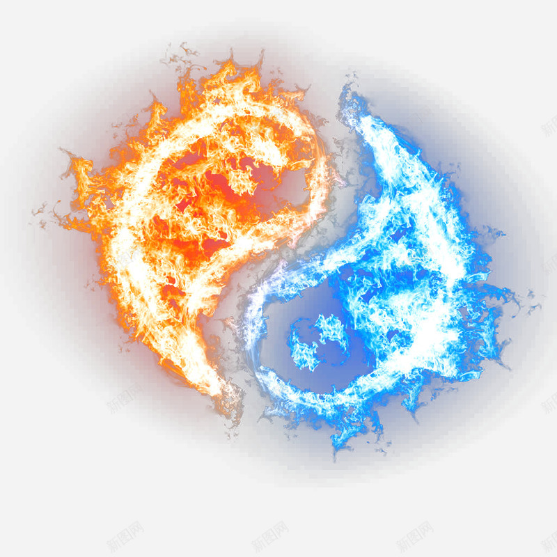 阴阳太极火焰png免抠素材_88icon https://88icon.com 大火 太极 太极水 手绘 火焰喷射 火苗 烈火 燃烧火焰图片大全 蓝色火焰 高清视觉太极