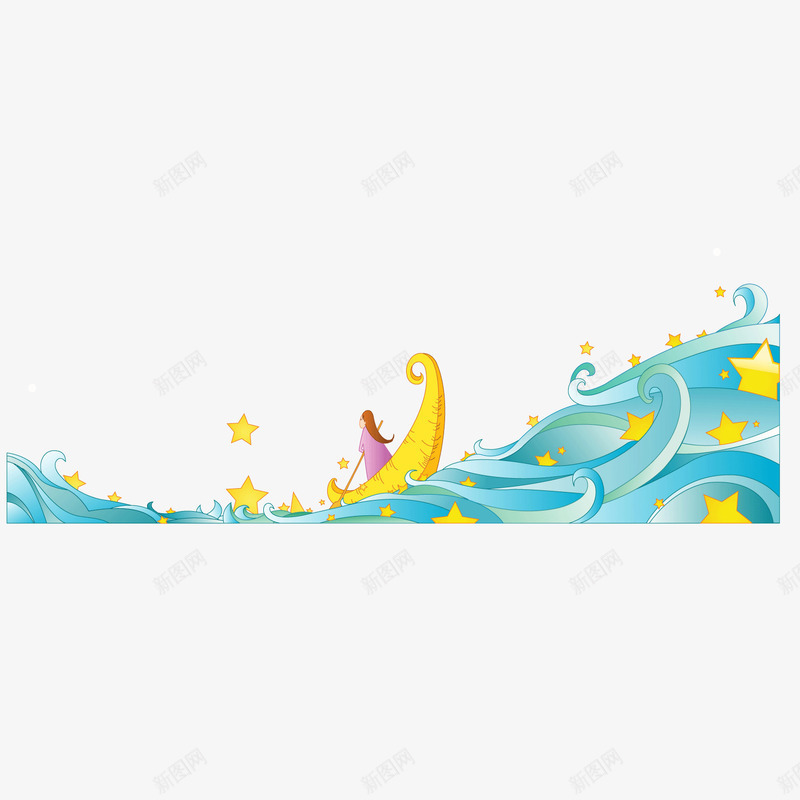 海浪纹理蓝色卡通png免抠素材_88icon https://88icon.com 卡通 海浪 海浪纹理 纹理 蓝色