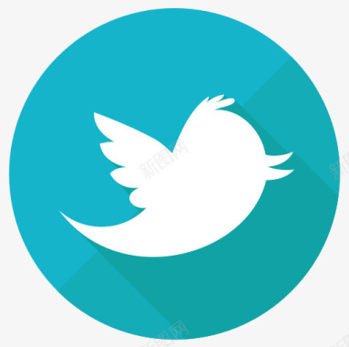鸟飞声鸟网络社会网络鸣叫推特inte图标图标