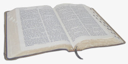 平放展开的基督教圣经素材