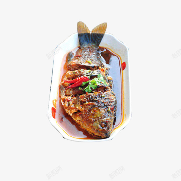 红烧烤鱼png免抠素材_88icon https://88icon.com 产品实物 健康 海鲜 营养