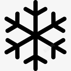 冬天冷Snowflake图标高清图片