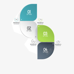 信息分类不规则图形商务信息素材