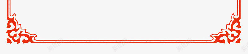 大红中国风水墨边框png免抠素材_88icon https://88icon.com 传承 传承与创新 传承与创新的海报 传统 大气 新图网 水墨风边框 现代中式水墨风格 红色边框 纹理花纹