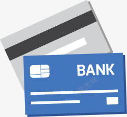 两张银行卡618购物节银行卡支付高清图片