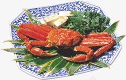 清蒸大闸蟹素材