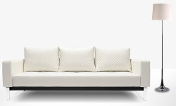 创意合成效果白色的沙发灯具素材