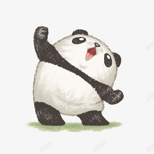 弯腰的小熊猫png免抠素材_88icon https://88icon.com 儿童插画 卡通 卡通人物 卡通动物 卡通素材 可爱 小熊猫 故事插画 梦幻 森林系 熊猫人 熊猫眼 童话