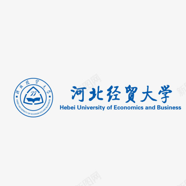 毕业后教育河北经贸大学标志矢量图图标图标