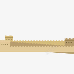 黄色长城长城高清图片
