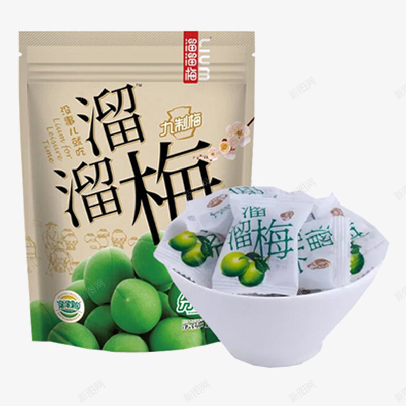 休闲零食溜溜梅蜜饯果脯干话梅png免抠素材_88icon https://88icon.com 干话梅 果脯 溜溜梅 蜜饯 零食 食品