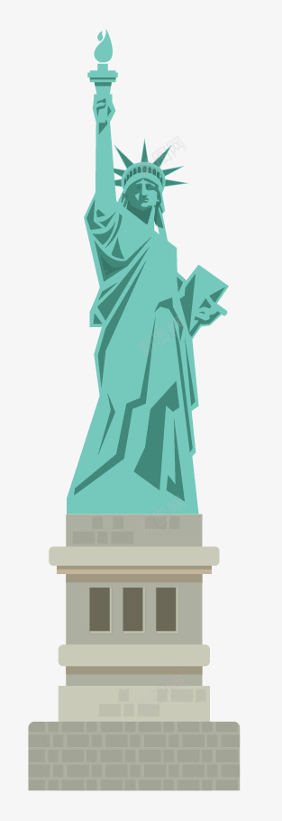 自由女神png免抠素材_88icon https://88icon.com 女神像 无拘无束 标志性建筑 美国 美国自由女神 自由