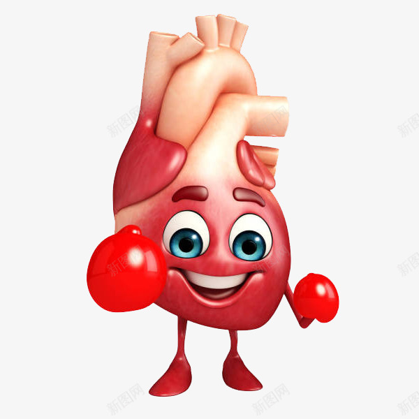 打拳击的心脏png免抠素材_88icon https://88icon.com 卡通 可爱的 心脏图案 手套 拳击 简笔 红色的 运动