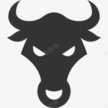 牛头像bullicon图标图标