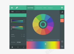 颜色选取器UI素材