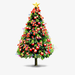 彩色圣诞树圣诞节元素素材