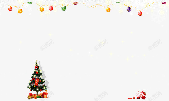 圣诞元素psd免抠素材_88icon https://88icon.com 发光 圣诞元素 圣诞树 圣诞老人 星星 雪花