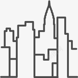 Newyork曼哈顿Icon图标图标