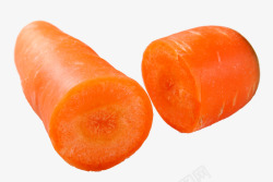 噼开切半的红萝卜高清图片