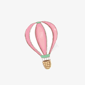 粉色可爱少女漂浮热气球png免抠素材_88icon https://88icon.com 可爱 少女 漂浮 热气球 粉色