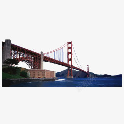 珠江一座架在海边的立交桥图矢量图高清图片