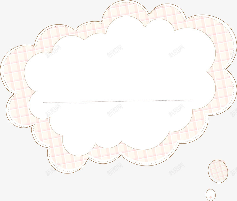 云朵形状对话框png免抠素材_88icon https://88icon.com 不规则 云朵 卡通手绘 可爱边框 对话框 手绘线条对话框 线框 边框
