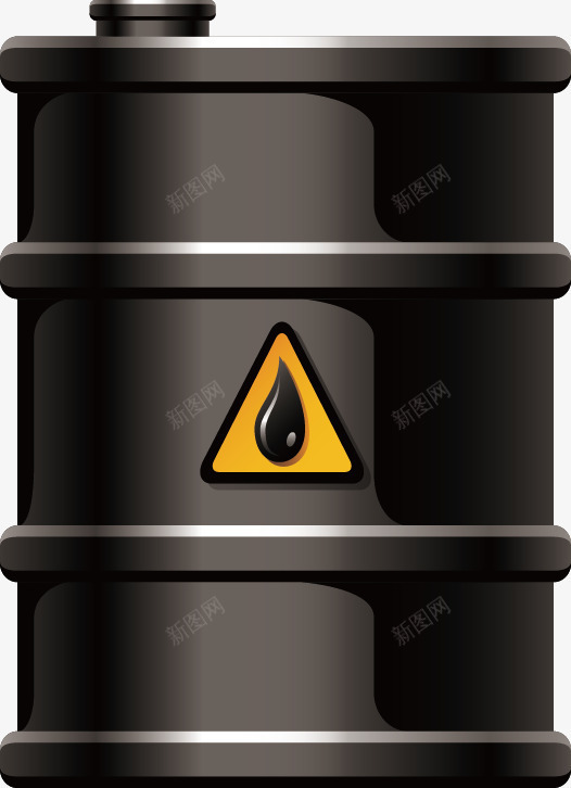 汽油桶png免抠素材_88icon https://88icon.com 卡通 危险 圆柱形 汽油桶