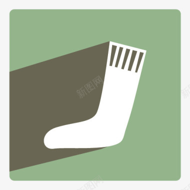 圣诞长筒袜图标图标