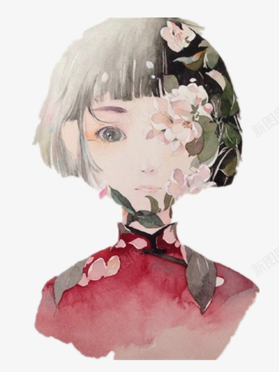 花季少女png免抠素材_88icon https://88icon.com 创意唯美少女插画 手绘美女 美女插画