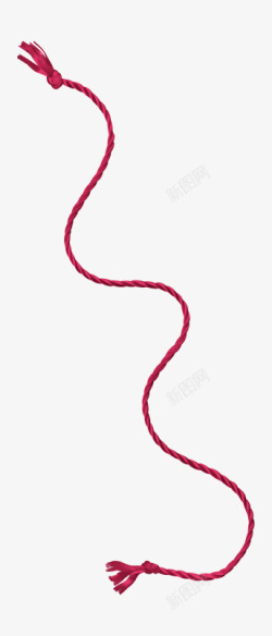 编织绳子喜庆红色编织绳子高清图片