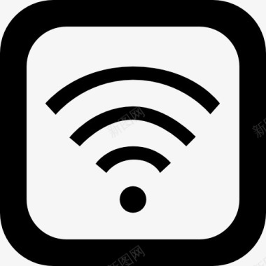 计算机鼠标WiFi图标图标