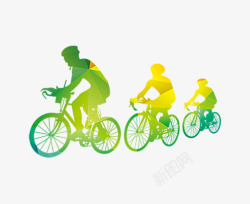 骑自行车的人骑单车的人高清图片