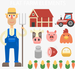 创意农场10款创意农场元素矢量图高清图片